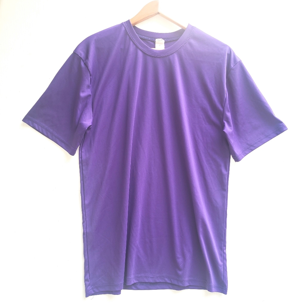 C2 Sport purple athletic workout t-shirt large